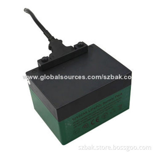 Electric Golf Trolley LiFePO4 Rechargeable Battery Pack 12V Voltage, 22Ah Capacity